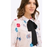 Блузка прямого кроя с цветочным орнаментом Emka B2376/andy