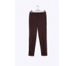 Тёмно-бордовые брюки-дудочки Emka D047/walery