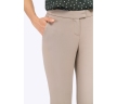 Женские брюки-дудочки бежевого цвета