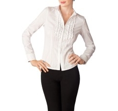 Белая классическая блузка / Б659-934