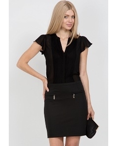Короткая офисная юбка Emka Fashion 488-kapriz