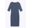 Платье приталенного кроя синего цвета Emka Pl1198/world