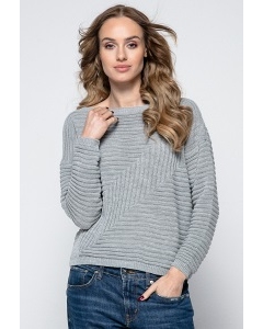 Женский свитер серого цвета Fimfi I237