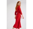 Платье-миди красного цвета Emka PL864/vivid