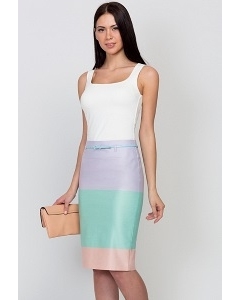 Трёхцветная юбка Emka Fashion 202-60/leya
