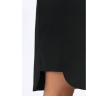 Чёрное хлопковое платье-рубашка Emka PL680/amico