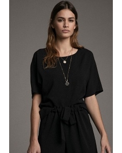 Черная свободная блуза Emka B2415/harvi