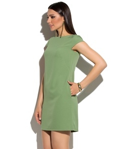 Летнее платье оливкового цвета Donna Saggia DSP-56-9