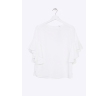 Белая летняя блузка из легкой ткани Emka B2389/jessica