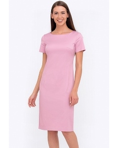 Платье розового цвета Emka Fashion PL-585/shegira