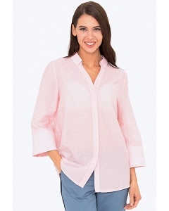 Шикарная розовая рубашка свободного кроя Emka b 2216/acura