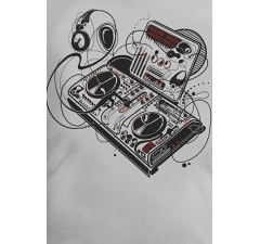 Мужская футболка Future sound (Светится в ультрафиолете)
