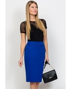 Синяя юбка-карандаш Emka Fashion 369-vasilisa