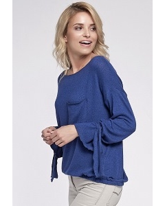 Синяя женская блуза на осень Sunwear O38-5-53