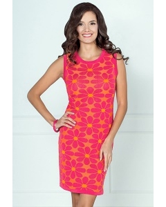 Розово-оранжевое платье Andovers 406634