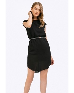 Короткое чёрное платье Emka Fashion PL780/brina