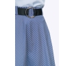 Расклешённая юбка в сине-белую полоску