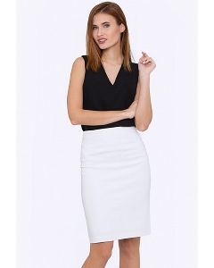 Белая юбка-карандаш Emka Fashion 667/alveta