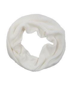Белый шарф-снуд Conso Wear SN1608001