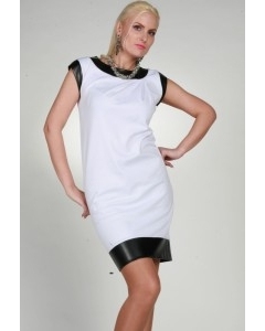 Бело-черное платье Chertina & Durre | 0077