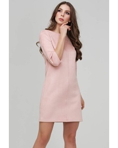 Замшевое платье розового цвета Donna Saggia DSP-315-80t