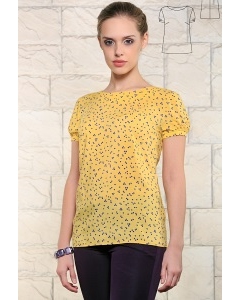 Жёлтая женская блузка Issi 171174