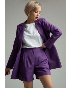 Фиолетовые женские шорты Emka P005/larch