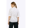 Белая хлопковая блузка с поясом Emka B2301/ronda