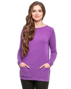 Джемпер фиолетового цвета Conso Wear KWJS160722