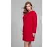 Красное романтическое платье Donna Saggia DSPB-31-56