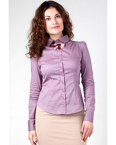 Рубашка лилового цвета Golub Б681-2189