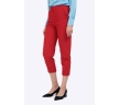 Укороченные брюки яркого красного цвета Emka D127/rosso