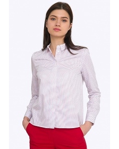 Женская рубашка в мелкий горошек Emka B2234/dali
