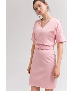 Летняя юбка розового цвета Emka S799/mosholu