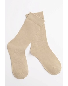 Однотонные носки бежевого цвета Emka V001/erdal