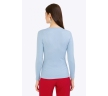 Трикотажная блузка голубого цвета Emka B2448/pamella