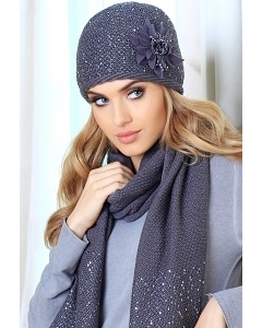 Комплект шапка+шарф Kamea Alina