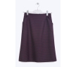 Демисезонная юбка А-силуэта с карманами Emka S720/wineberry