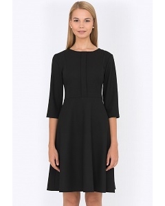 Чёрное платье Emka Fashion PL-557/almaza