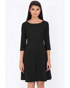 Чёрное платье Emka Fashion PL-532/almaza