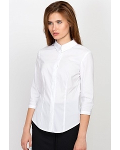 Белая офисная рубашка Emka Fashion b 2169/vonda