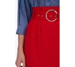 Красная юбка с завышенной линией талии Emka S754/stivi