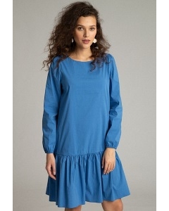 Короткое платье синего цвета Emka PL1105/factory