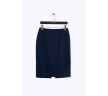 Темно-синяя юбка-карандаш в полоску Emka S202-60/rubens