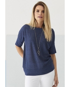 Тёмно-синяя блузка Sunwear Q40-3-30