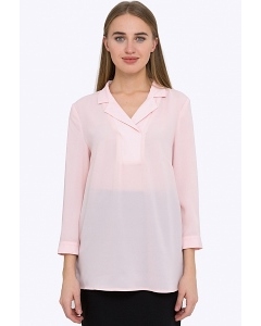 Розовая полупрозрачная блузка Emka b 2180/vizantiya