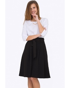 Чёрная расклешенная юбка Emka Fashion 247/milisa