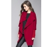 красное женское пальто