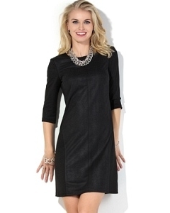 Черное короткое платье Donna Saggia DSP-134-4t
