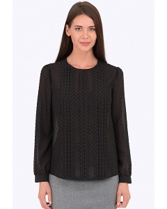 Чёрная блузка Emka Fashion b 2173/filareta